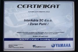 yamaha certificate 1